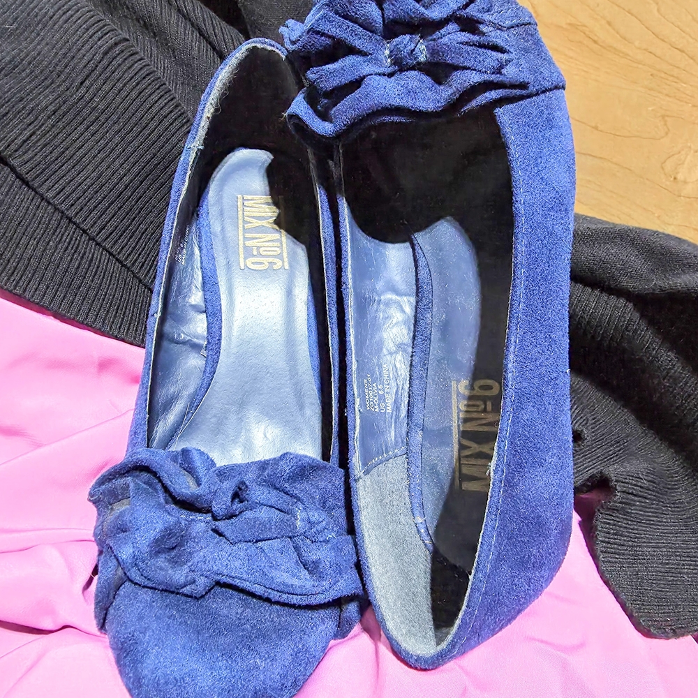 Blue Suede Shoes ~ By Mix N°6 Wedges 💙
